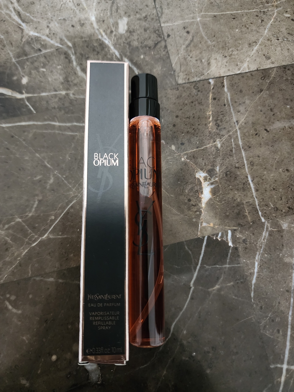 Yves Saint Laurent Black Opium Amber and Black Perfume